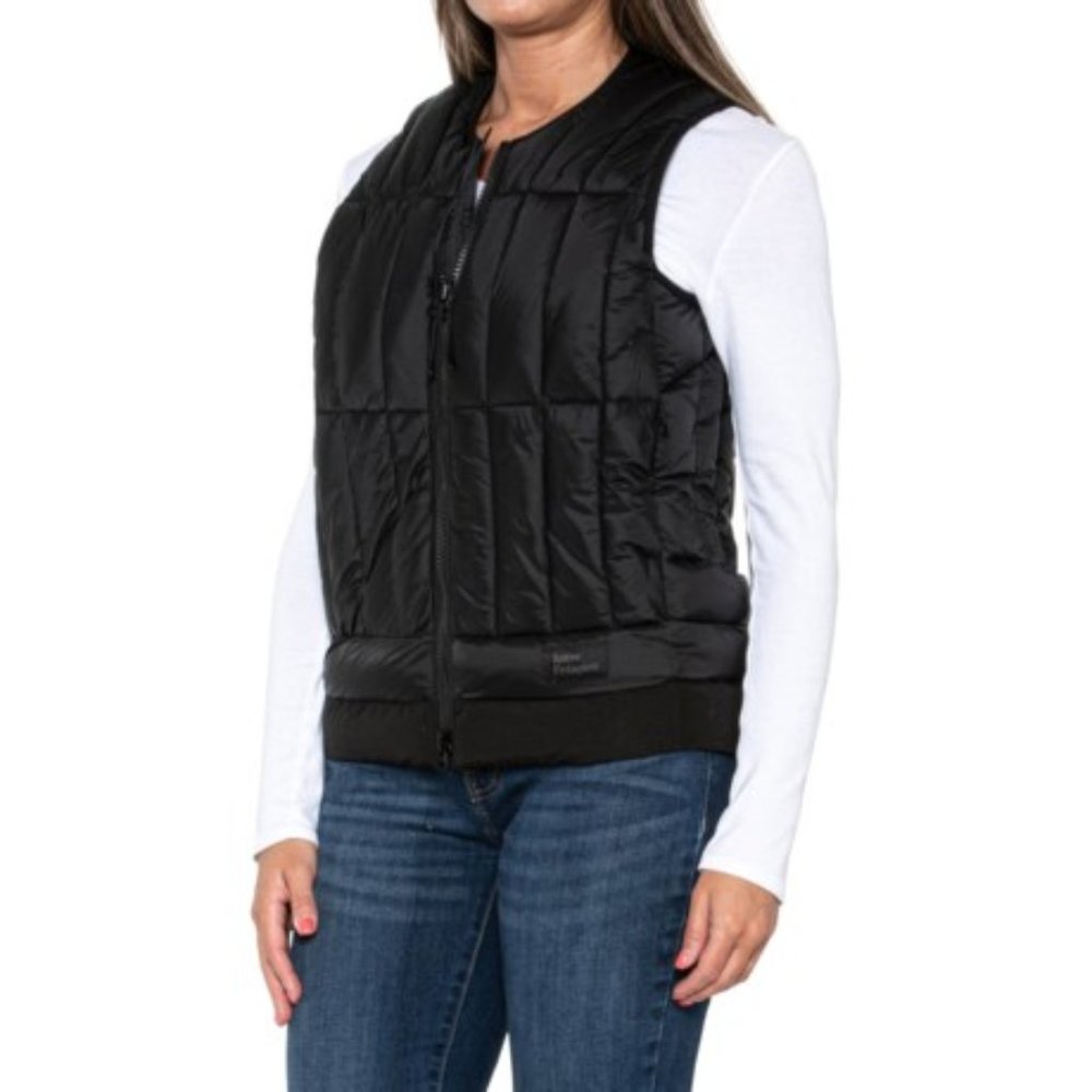 NWT Askov Finlayson Preservation‎ Puffer Vest Black Womens XL